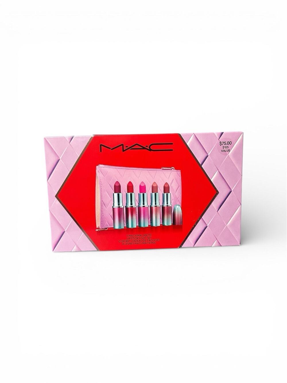 MAC Lipstick Less Is Bore Lip x5 Kit New In Box 100% AUTHENTIC Limited Edition